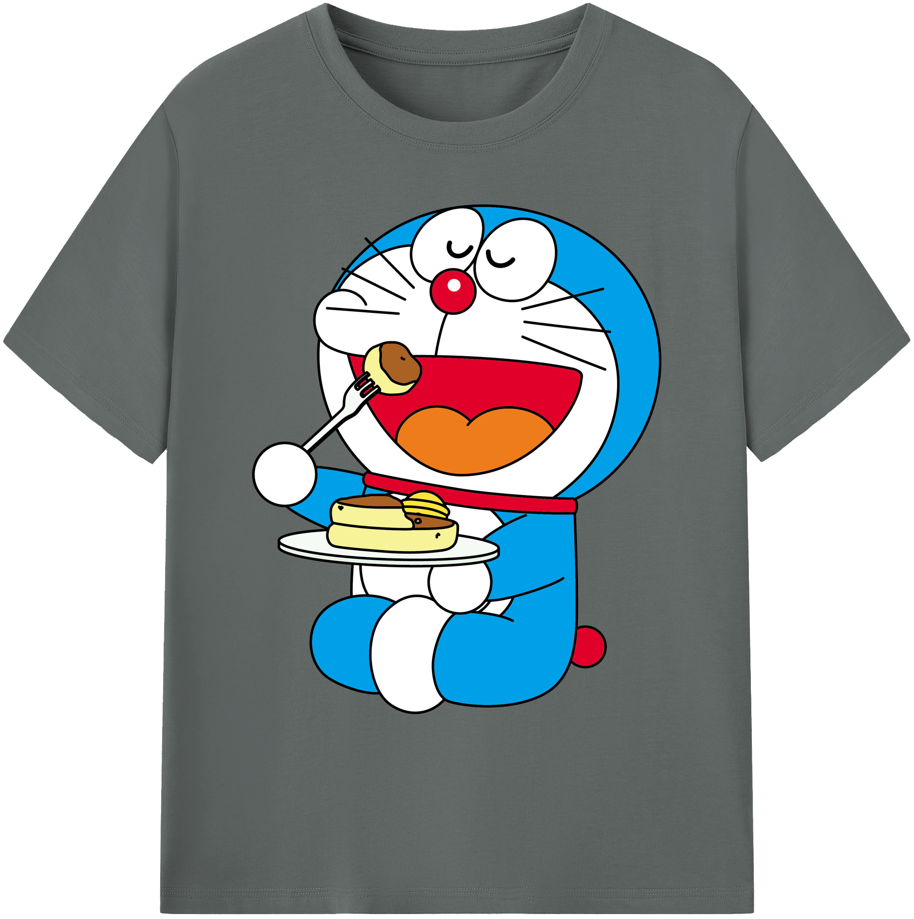 （画像用） ドラえもん Doraemon 綿100％ メンズ半袖Tシャツ｜肌触りやわらか＆通気性